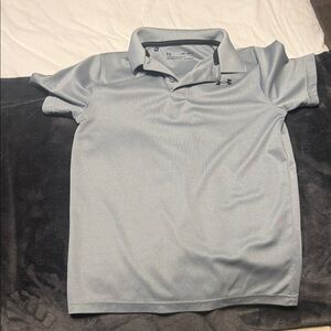 Under Armour Men's Light Gray Polo Shirt